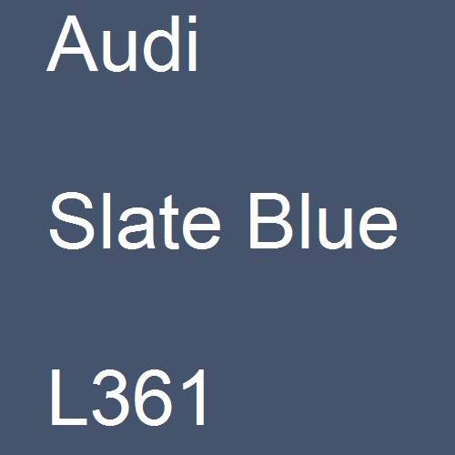 Audi, Slate Blue, L361.